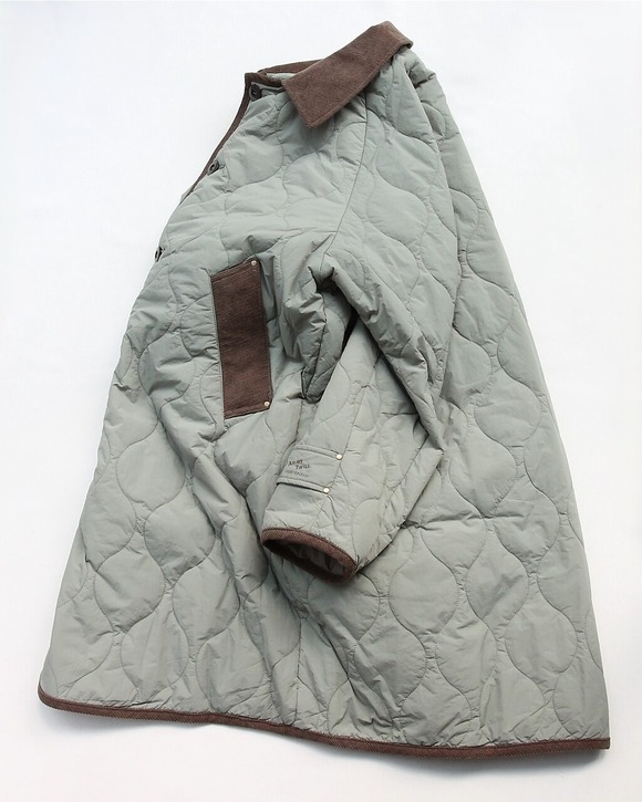 ARMY TWILL ”Quilting Field Coat KHAKI”251014 (5)