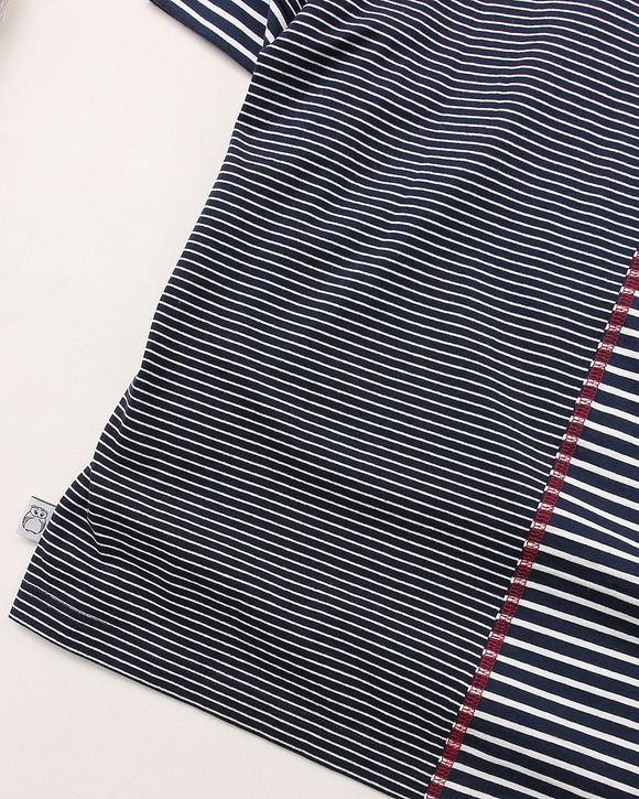 GYMMASTER ”Swicthover Border T NAVY”250718 (6)