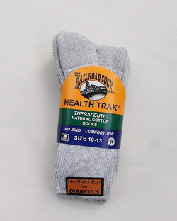 RAILROAD ”Health Trak Socks GRAY”