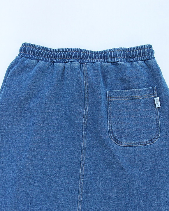 GYMMASTER ”11Oz INDIGO Sweat Skirt BLUE”251008 (4)