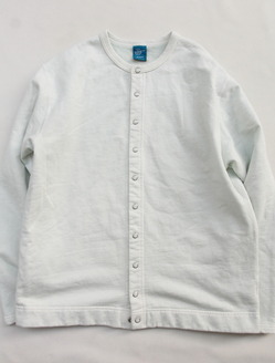Goodon Crew Sweat Cardigan P P WHITE