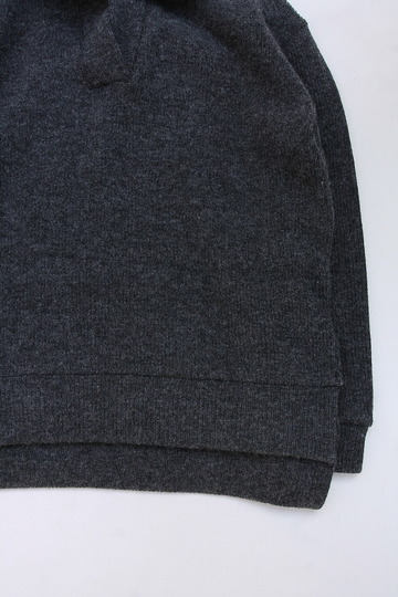MAXOU ”WF Rib Hoodie CHARCOAL”231013 (3)