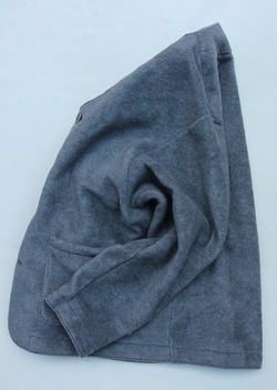 bettaku ”Melton Fleece Cardigan GRAY”2211056