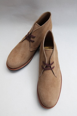 Laborer Shoes Postman Chukka BEIGE Suede (3)