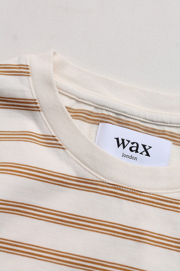 Wax London ”DEAN SS Tee ECRU” 230309 (3)