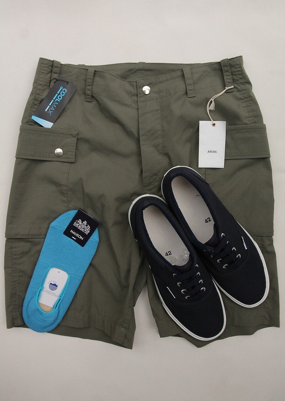 HALISON ”AMERICAN Sea Island Cotton Board Socks BLUE”