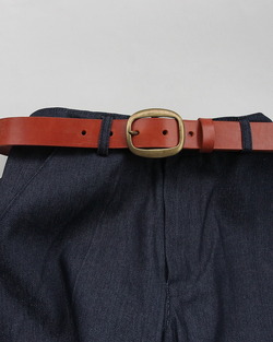 HALCYON ”OVAL BKL L BROWN” (6)