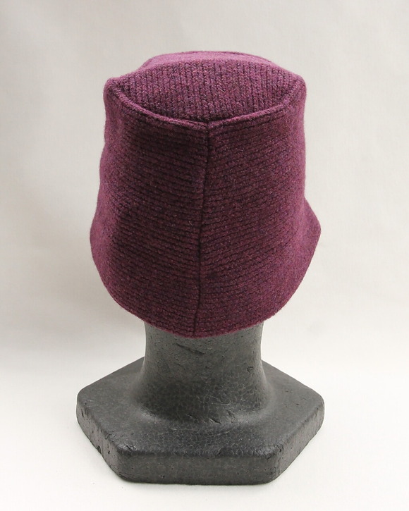MACKIE ”Wool ”INVER Bucket Hat BLACKGRAPE ”250926 (2)
