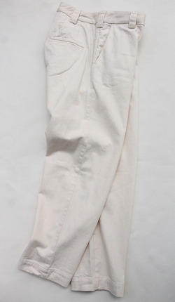 bettaku ”Cotton Drill Pants OFF WHITE” (7)