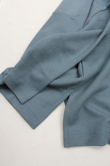 Harriss ”Rib Knit Zip Up Smock B GRAY” (3)