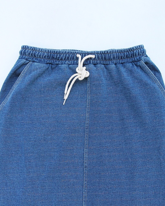 GYMMASTER ”11Oz INDIGO Sweat Skirt BLUE”251008 (2)