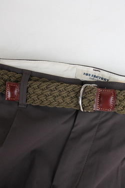 ATHISON Cotton Ring Belt OLIVE (2)