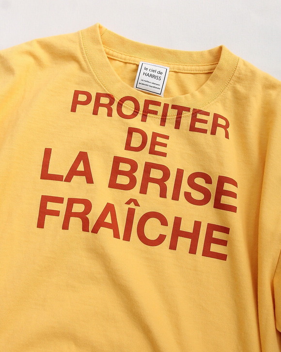 Le Ciel de Harriss ”Printed Tee PDLF YELLOW”250325 (2)