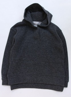 MAXOU ”WF Rib Hoodie CHARCOAL”231013