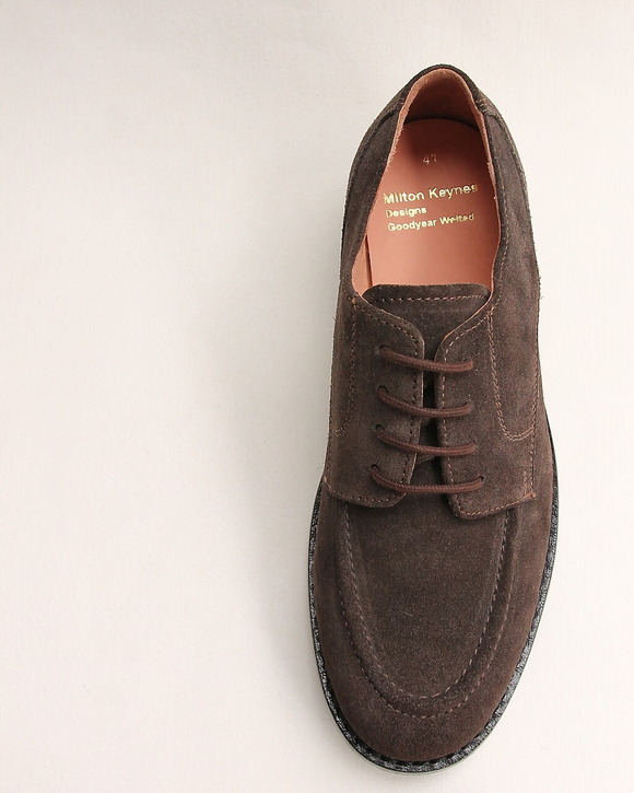 Milton Keynes ”Suede U Oxford BROWN”250602 (4)