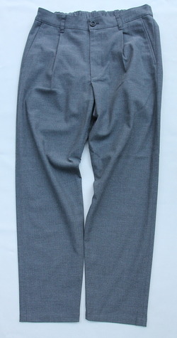 Harriss CARREMAN TR Stretch Heringbone 1P Tapered Pants GREY (5)