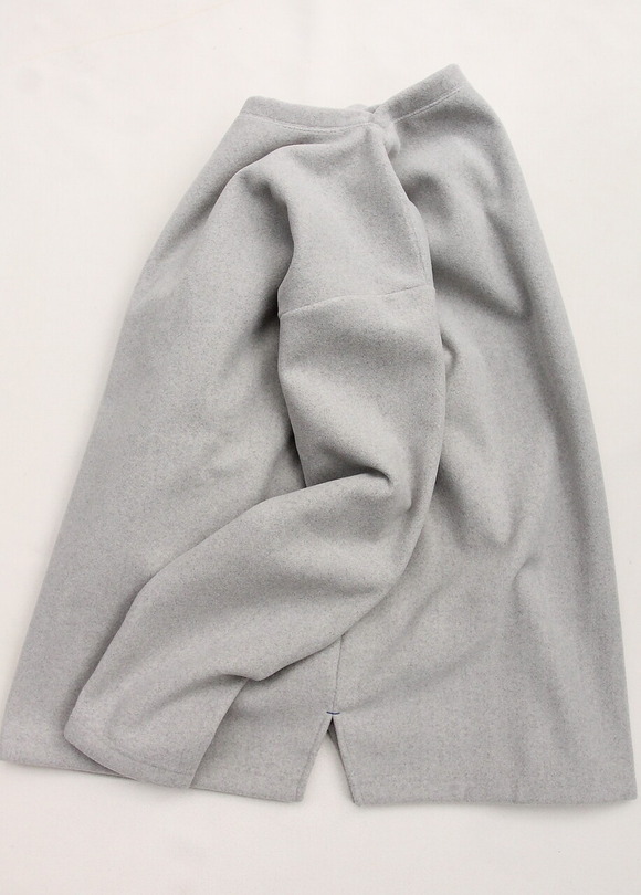 Harriss ”W Face Knit Melton Boatneck PO GRAY” (4)