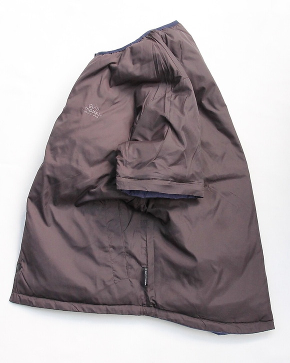 GYMMASTER ”RV Mountain Quilt NCL Jacket NAVY BROWN”251028 (4)