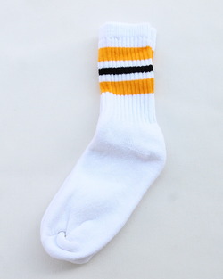 STRIPE Socks ”BLACK GOLD”