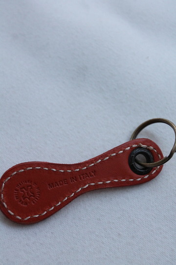 CIVA  ”Leather Key Fob ORANGE” (2)