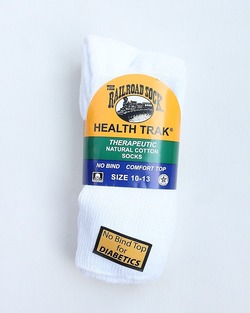 RAILROAD ”Health Trak Socks WHITE”