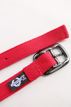 TRIPLE ”1Plain Nylon Web Belt RED” (2)