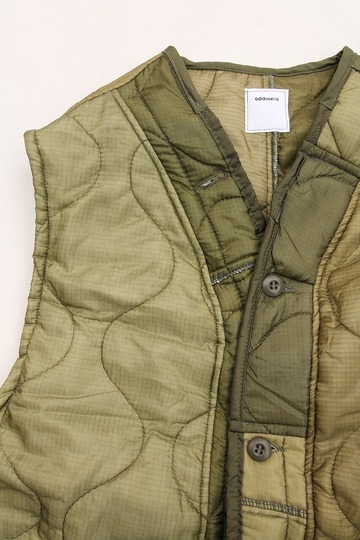Oddoment ”Quilting Vest OLIVE”230921 (2)