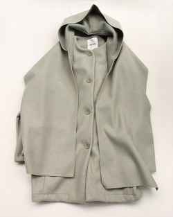 MAXOU ”CL Coat with Cape LM GREEN251025