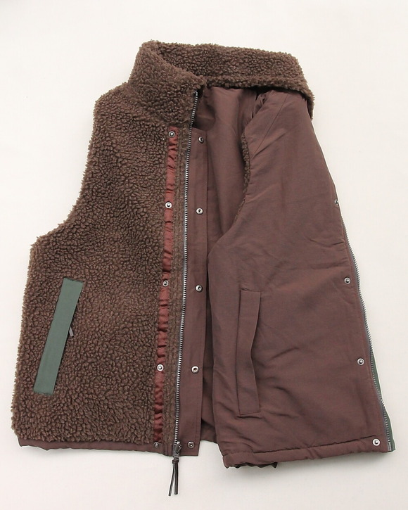 GYMMASTER ”Reversible MT Vest BRIWN”251113B (4)