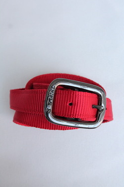 TRIPLE 1 Plain Nylon Web Belt RED (3)
