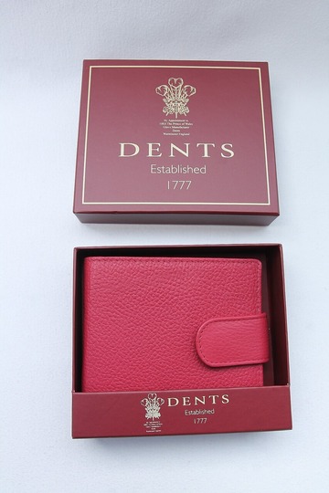 DENTS ”Beauley Pebble Grain Leather BERRY”231104