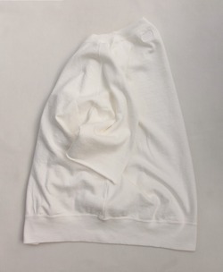 DOUBLE WORKS ”Cut Off Sleeve SW Shirt OFF WHITE”240518 (4)