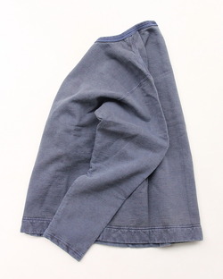 Goodon ”Crew Sweat Cardigan P NAVY”250913 (4)