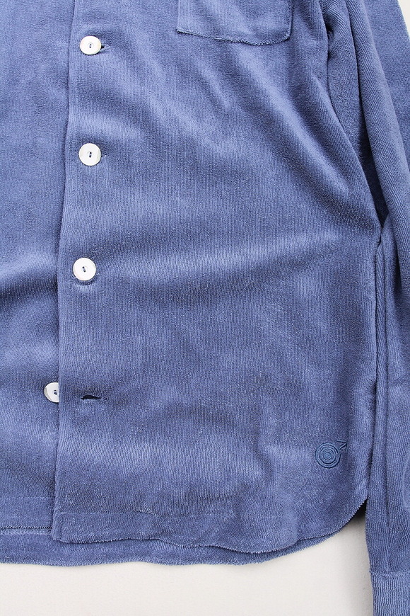 Less garcons faciles ”Organic terry cotton Shirt NIGHT SHADOW”