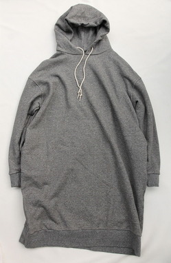 Le ciel de Harriss Sweat Hoodie Dress GREY