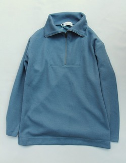 Harriss ”Rib Knit Zip Up Smock B GRAY”231121