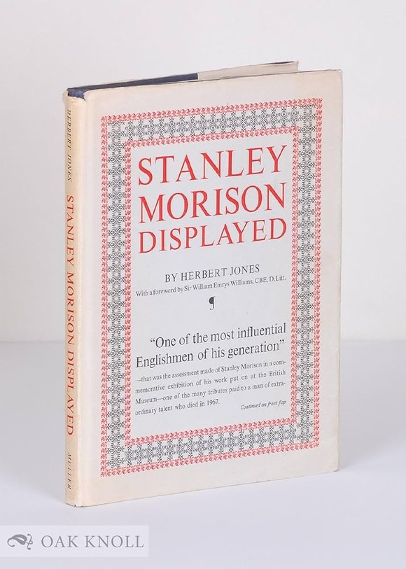 Stanley Morison Books