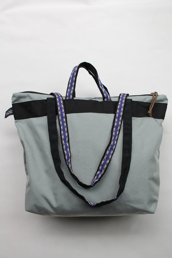Back Products Zip Tote Small Nylon GREY