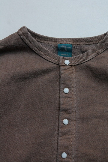 Goodon Crew Sweat Cardigan P BROWN (3)