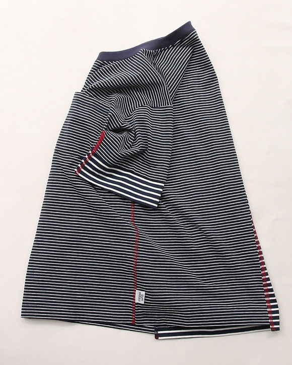 GYMMASTER ”Swicthover Border T NAVY”250718 (4)