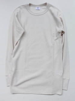 JE MORGAN Crew Neck Thermal NATURAL