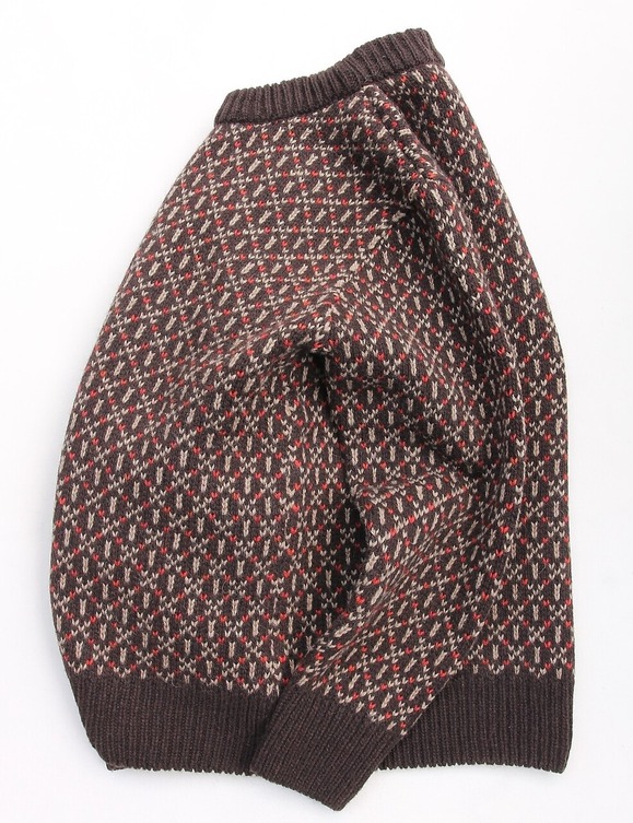 Harley ”Jacquard Crew WNR BROWN”231030 (4)