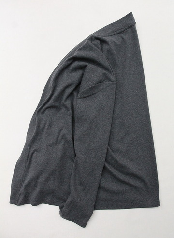 Quotidien Cotton Jersey BL Cardigan ANTHRACITE (3)