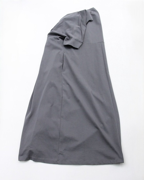 MAXOU ”Jersey SS Lounge Dress GRAY” 260514 (3)