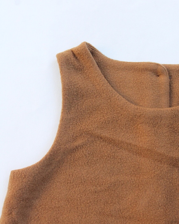 MAXOU ”TW Fleece Vest V TAN”250902 (2)