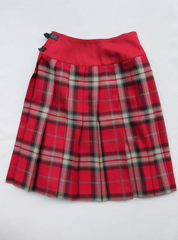 Oneil of Dubrin Wrap Pleat Skirt RED (2)