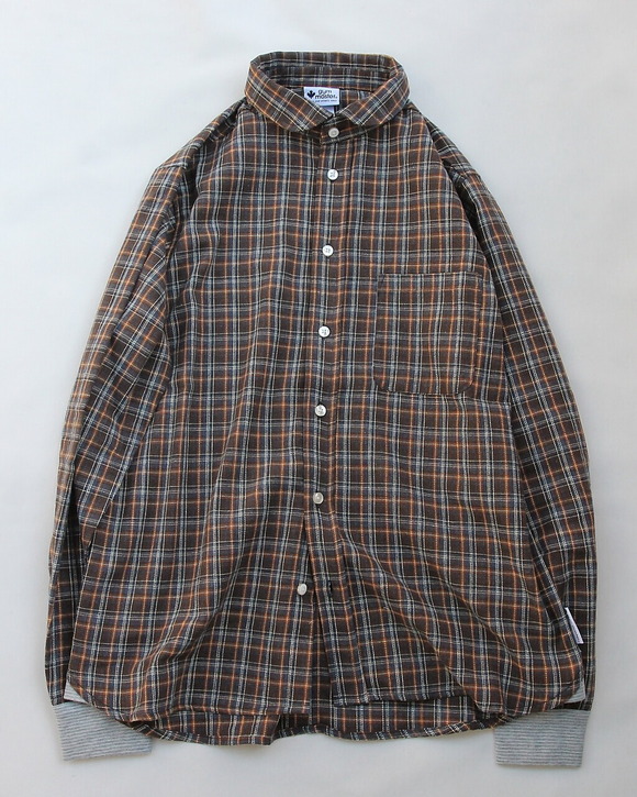 GYMMASTER ”2 Way Shawl Collar FN Shirt BRIWN”250930