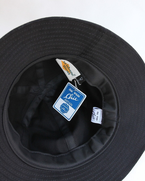 Au Vrai Chic BRITAIN ”BRIT A II Dome Hat BLACK” (3)