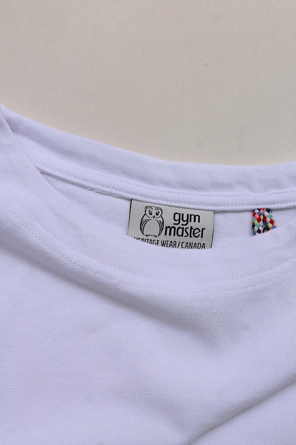 Gym Master ”PM HW Guernsey Neck  WHITE” 230714