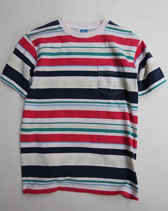 Goodon Multi Border Tee Shirt